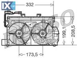 Βεντιλατέρ, ψύξη κινητήρα DENSO DER07001