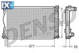 Ψυγείο, ψύξη κινητήρα DENSO DRM02037