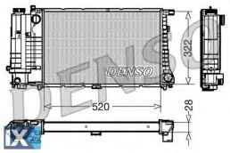 Ψυγείο, ψύξη κινητήρα DENSO DRM05045
