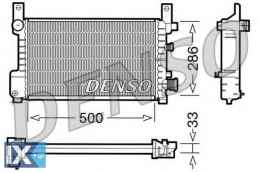 Ψυγείο, ψύξη κινητήρα DENSO DRM10037