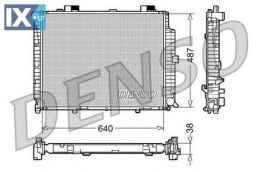 Ψυγείο, ψύξη κινητήρα DENSO DRM17087