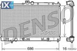 Ψυγείο, ψύξη κινητήρα DENSO DRM45024