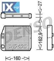 Εναλλάκτης θερμότητας, θέρμανση εσωτερικού χώρου DENSO DRR09035