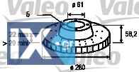 Δισκόπλακα VALEO 186224