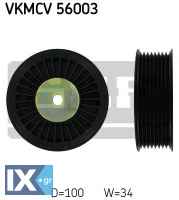 Τροχαλία παρέκκλισης, ιμάντας poly-V SKF VKMCV56003