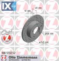 Δισκόπλακα ZIMMERMANN 100123252