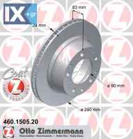 Δισκόπλακα ZIMMERMANN 460150520