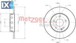 Δισκόπλακα METZGER 6110116