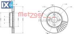 Δισκόπλακα METZGER 6110167