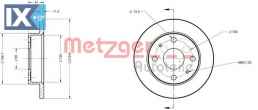 Δισκόπλακα METZGER 6110214