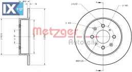Δισκόπλακα METZGER 6110400