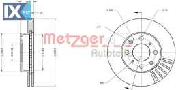 Δισκόπλακα METZGER 6110454