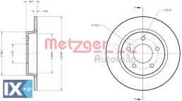 Δισκόπλακα METZGER 6110581