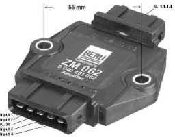 Συσκευή ηλεκτρονόμου, σύστημα ανάφλεξης BERU ZM062