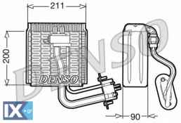 Εξαεριωτής, σύστημα κλιματισμού DENSO DEV12002