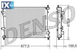 Ψυγείο, ψύξη κινητήρα DENSO DRM09037