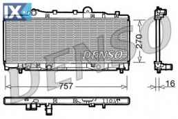 Ψυγείο, ψύξη κινητήρα DENSO DRM09090