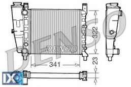 Ψυγείο, ψύξη κινητήρα DENSO DRM09141
