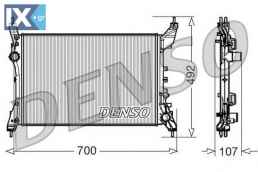 Ψυγείο, ψύξη κινητήρα DENSO DRM09170