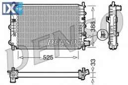 Ψυγείο, ψύξη κινητήρα DENSO DRM10025