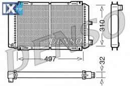 Ψυγείο, ψύξη κινητήρα DENSO DRM10031