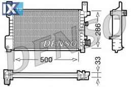 Ψυγείο, ψύξη κινητήρα DENSO DRM10037