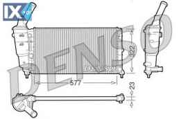 Ψυγείο, ψύξη κινητήρα DENSO DRM13006