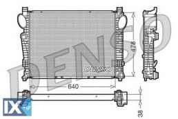 Ψυγείο, ψύξη κινητήρα DENSO DRM17095