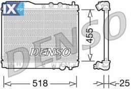 Ψυγείο, ψύξη κινητήρα DENSO DRM40027
