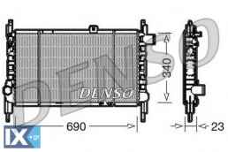 Ψυγείο, ψύξη κινητήρα DENSO DRM44003