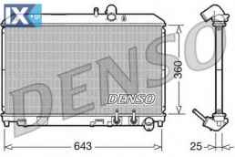 Ψυγείο, ψύξη κινητήρα DENSO DRM44012