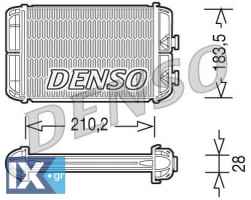 Εναλλάκτης θερμότητας, θέρμανση εσωτερικού χώρου DENSO DRR20004