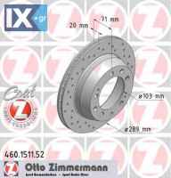 Δισκόπλακα ZIMMERMANN 460151152