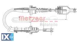 Ντίζα, μηχανισμός συμπλέκτη METZGER 180052