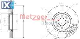 Δισκόπλακα METZGER 6110050