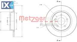Δισκόπλακα METZGER 6110180
