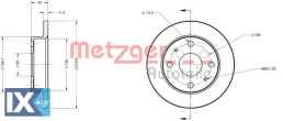 Δισκόπλακα METZGER 6110214
