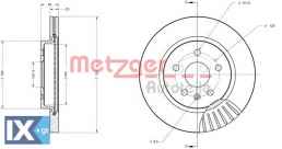 Δισκόπλακα METZGER 6110371