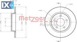 Δισκόπλακα METZGER 6110581